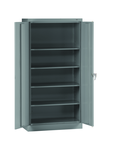 36"W x 24"D x 72"H Storage Cabinet with Adj. Shelves and Raisd Base - Knocked-Down - Americas Industrial Supply