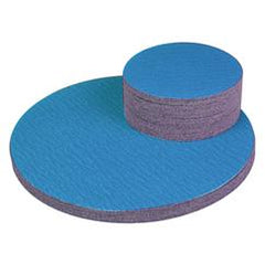 20" x No Hole - 40 Grit - PSA Sanding Disc - Blue Zirc Alumina-Cloth - Americas Industrial Supply