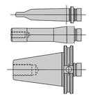 4MT x 7/8-20 Thread Tapping Attachment Shank - Americas Industrial Supply