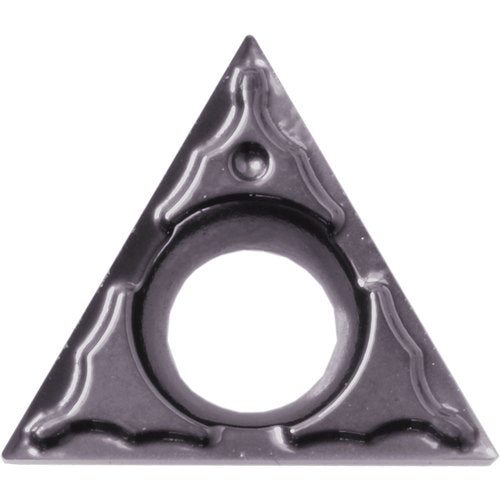 TBGT 12102 MP-CF PR1225, 0.0039″ Corner Radius, 1/16″ Thick, 5/32″ Inscribed Circle, MEGACOAT, Triangle, Turning Indexable Insert - Exact Industrial Supply