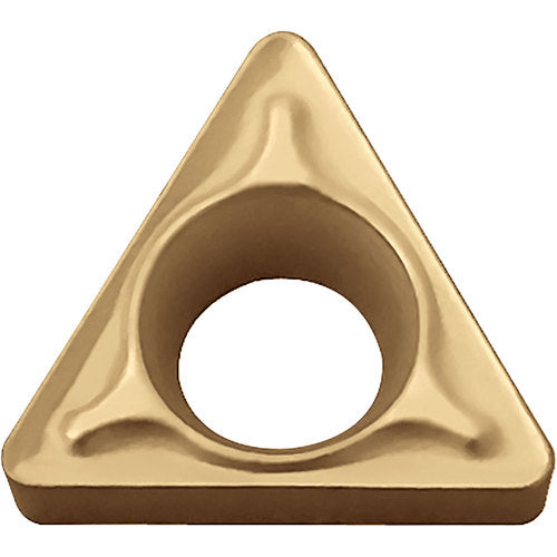 TBMT 1211 DP CA5515, 1/64″ Corner Radius, 1/16″ Thick, 5/32″ Inscribed Circle, TiCnulll2O3/TiN, Triangle, Turning Indexable Insert - Exact Industrial Supply