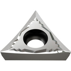 TCGT 32.50.5 AL YG10, 5/32″ Thick, 3/8″ Inscribed Circle, Uncoated, Triangular, Turning Indexable Insert