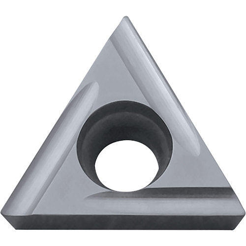 TCGT 2202 U KW10, 0.004″ Corner Radius, 1/8″ Thick, 1/4″ Inscribed Circle, WC/Co, 60 Degree Triangle, Turning Indexable Insert