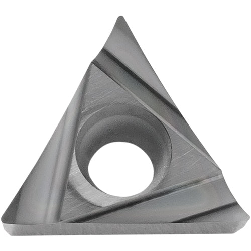 TCGT 2205 A3 KW10, 0.008″ Corner Radius, 1/8″ Thick, 1/4″ Inscribed Circle, WC/Co, 60 Degree Triangle, Turning Indexable Insert