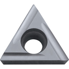 TCGT 221 U PR1725, 1/64″ Corner Radius, 1/8″ Thick, 1/4″ Inscribed Circle, MEGACOAT NANO PLUS, 60 Degree Triangle, Turning Indexable Insert