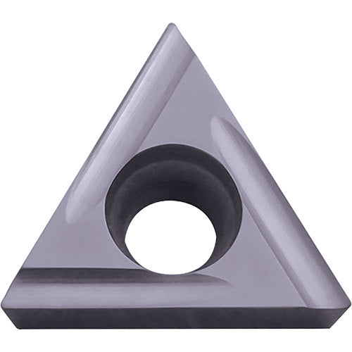 TCGT 221 MF-U PR1225, 1/64″ Corner Radius, 1/8″ Thick, 1/4″ Inscribed Circle, MEGACOAT, Triangle, Turning Indexable Insert - Exact Industrial Supply