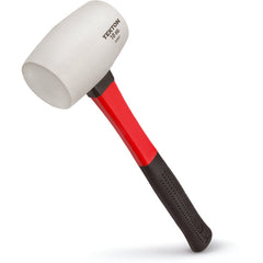 Tekton 16 Oz. White Rubber Mallet Fiberglass Handle - Americas Industrial Supply