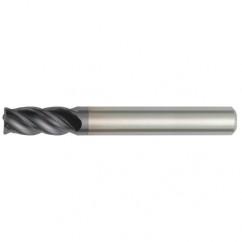 5/8x5/8x3x5-1/4 4FL Square Carbide End Mill-Round Shank-TiAlN - Americas Industrial Supply