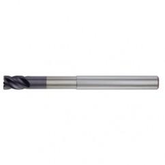 3/8x3/8x1/2x1-7/8x4 .030R 4FL Carbide End Mill-Round Shank-TiAlN - Americas Industrial Supply