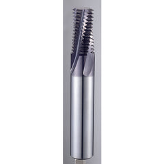 0.8 × 4 × 1.2 × 45 mm 2 Flute Square End Carbide End Mill-Plain Shank - Exact Industrial Supply