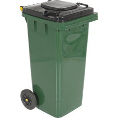 Green Poly Trash Can 32 Gal Capacity - Exact Industrial Supply