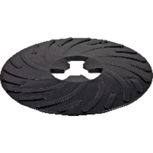 3M Disc Pad Face Plate Ribbed 81733 5″ Hard Black - Americas Industrial Supply