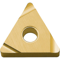 TNEG 331 SSF PV730, 1/64″ Corner Radius, 3/16″ Thick, 3/8″ Inscribed Circle, TiAlN/TiN, 60 Degree Triangle, Turning Indexable Insert