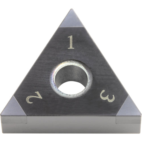 TNGA 333 MET KBN525, 3/64″ Corner Radius, 3/16″ Thick, 3/8″ Inscribed Circle, Triangle, Turning Indexable Insert - Exact Industrial Supply