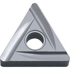 TNGG 431 C TN60, 1/64″ Corner Radius, 3/16″ Thick, 1/2″ Inscribed Circle, TiCN/NbC, Triangle, Turning Indexable Insert - Exact Industrial Supply
