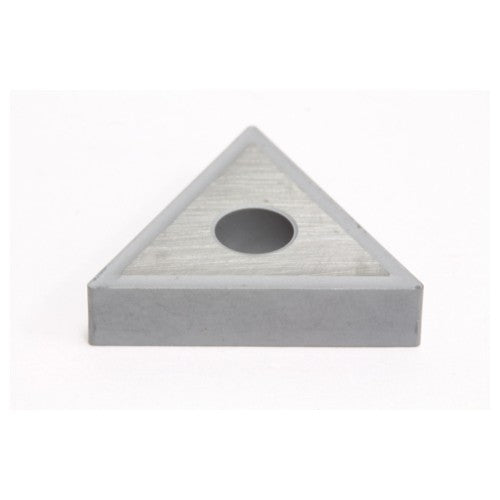 TNMG432ENZ/FNZ G10E, 0.031″ Corner Radius, 3/16″ Thick, 1/2″ Inscribed Circle, Uncoated, 60 Degree Triangle, Turning Insert - Exact Industrial Supply