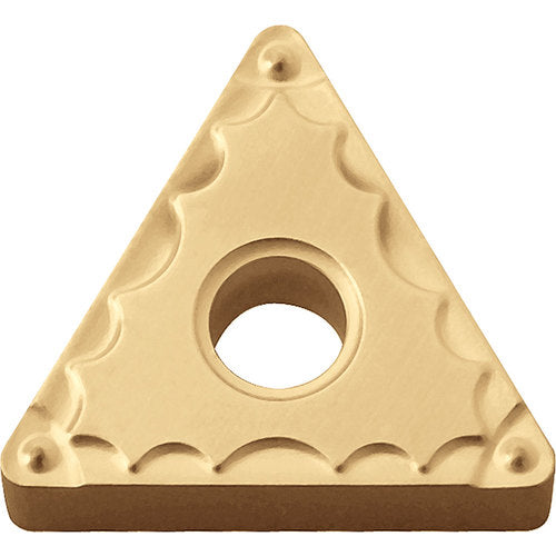 TNMG 3305 GP CA515, 0.0079″ Corner Radius, 3/16″ Thick, 3/8″ Inscribed Circle, TiCnulll2O3/TiN, Triangle, Turning Indexable Insert - Exact Industrial Supply
