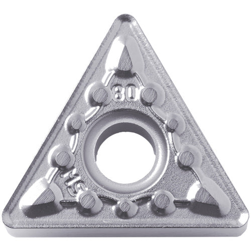 TNMG 331 MS PR015S, 1/64″ Corner Radius, 3/16″ Thick, 3/8″ Inscribed Circle, MEGACOAT HARD, Triangle, Turning Indexable Insert - Exact Industrial Supply