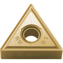 TNMG 332 MU CA6525, 1/32″ Corner Radius, 3/16″ Thick, 3/8″ Inscribed Circle, TiCnulll2O3/TiN, Triangle, Turning Indexable Insert - Exact Industrial Supply