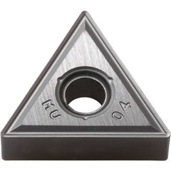 TNMG 331 MU PR015S, 1/64″ Corner Radius, 3/16″ Thick, 3/8″ Inscribed Circle, MEGACOAT HARD, Triangle, Turning Indexable Insert - Exact Industrial Supply