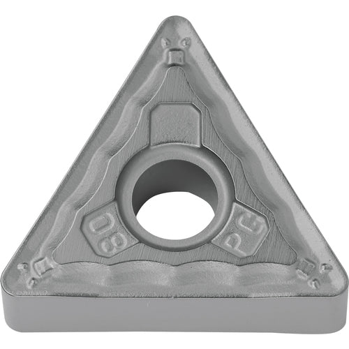 TNMG 332 PG TN610, 1/32″ Corner Radius, 3/16″ Thick, 3/8″ Inscribed Circle, TiCN, Triangle, Turning Indexable Insert - Exact Industrial Supply