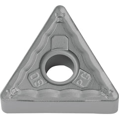 TNMG 332 PG TN610, 1/32″ Corner Radius, 3/16″ Thick, 3/8″ Inscribed Circle, TiCN, Triangle, Turning Indexable Insert - Exact Industrial Supply