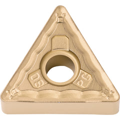 TNMG 332 PG CA530, 1/32″ Corner Radius, 3/16″ Thick, 3/8″ Inscribed Circle, TiCnulll2O3/TiN, Triangle, Turning Indexable Insert - Exact Industrial Supply