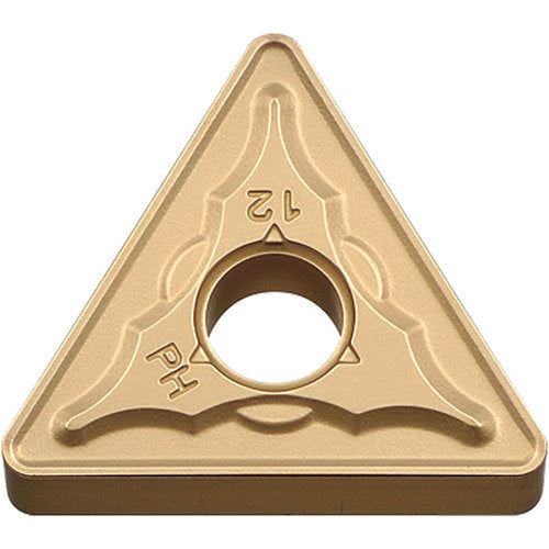 TNMG 432 PH CA530, 1/32″ Corner Radius, 3/16″ Thick, 1/2″ Inscribed Circle, TiCnulll2O3/TiN, Triangle, Turning Indexable Insert - Exact Industrial Supply