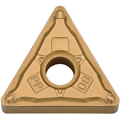 TNMG 333 PP PV720, 3/64″ Corner Radius, 3/16″ Thick, 3/8″ Inscribed Circle, TiCN (MEGACOAT NANO), Triangle, Turning Indexable Insert - Exact Industrial Supply