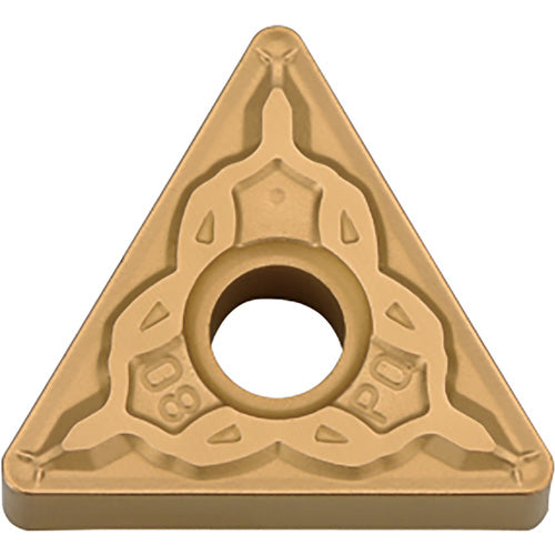 TNMG 332 PQ TN610, 1/32″ Corner Radius, 3/16″ Thick, 3/8″ Inscribed Circle, TiCN, Triangle, Turning Indexable Insert - Exact Industrial Supply