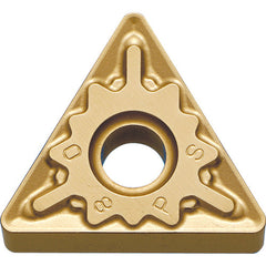 TNMG 432 PS CA5525, 1/32″ Corner Radius, 3/16″ Thick, 1/2″ Inscribed Circle, TiCnulll2O3/TiN, Triangle, Turning Indexable Insert - Exact Industrial Supply