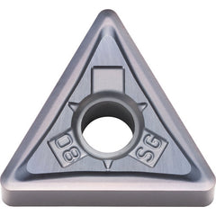 TNMG 432 SG PR015S, 1/32″ Corner Radius, 3/16″ Thick, 1/2″ Inscribed Circle, MEGACOAT HARD, 60 Degree Triangle, Turning Indexable Insert