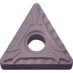 TNMG 332 XP PV7010, 1/32″ Corner Radius, 3/16″ Thick, 3/8″ Inscribed Circle, TiCN (MEGACOAT), Triangle, Turning Indexable Insert - Exact Industrial Supply