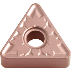 TNMG 332 ZS CA315, 1/32″ Corner Radius, 3/16″ Thick, 3/8″ Inscribed Circle, TiCnulll2O3/Ti, Triangle, Turning Indexable Insert - Exact Industrial Supply