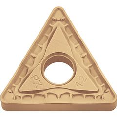 TNMM 332 PX CA025P, 1/32″ Corner Radius, 3/16″ Thick, 3/8″ Inscribed Circle, TiCl2O3/TiN, 60 Degree Triangle, Turning Indexable Insert