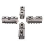 Hard Master Jaws for Scroll Chuck 5" 4-Jaw 4 Pc Set - Americas Industrial Supply