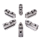 Hard Master Jaws for Scroll Chuck 10" 6-Jaw 6 Pc Set - Americas Industrial Supply