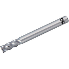 3 mm Dia. × 6 mm Shank × 8 mm DOC × 60 mm OAL, Carbide, Duarise, 4 Flute, Shrink Fit, Square, Solid End Mill - Exact Industrial Supply