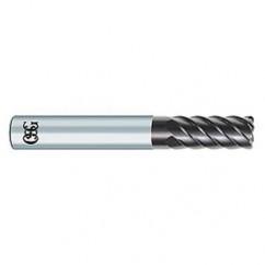 10mm x 10mm x 22mm x 70mm 6Fl 1mm C/R Carbide End Mill - EXO - Americas Industrial Supply