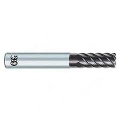 6mm x 6mm x 13mm x 50mm 6Fl 0.5mm C/R Carbide End Mill - EXO - Americas Industrial Supply