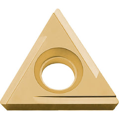 TPGH 221 H PV710, 1/64″ Corner Radius, 1/8″ Thick, 1/4″ Inscribed Circle, TiCN (MEGACOAT NANO), 60 Degree Triangle, Turning Indexable Insert