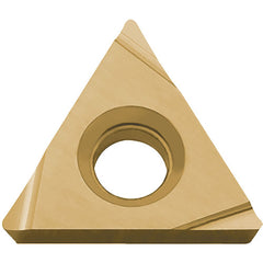 TPGH 321 PV730, 1/64″ Corner Radius, 1/8″ Thick, 3/8″ Inscribed Circle, TiAlN/TiN, 60 Degree Triangle, Turning Indexable Insert