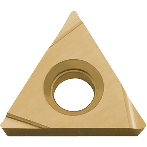 TPGH 222 PV730, 1/32″ Corner Radius, 1/8″ Thick, 1/4″ Inscribed Circle, TiAlN/TiN, 60 Degree Triangle, Turning Indexable Insert