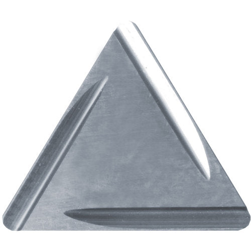 TPGR 322 B TN60, 1/32″ Corner Radius, 1/8″ Thick, 3/8″ Inscribed Circle, TiCN/NbC, Triangle, Turning Indexable Insert - Exact Industrial Supply