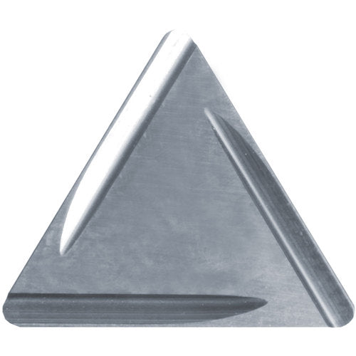 TPGR 322 B TN60, 1/32″ Corner Radius, 1/8″ Thick, 3/8″ Inscribed Circle, TiCN/NbC, Triangle, Turning Indexable Insert - Exact Industrial Supply