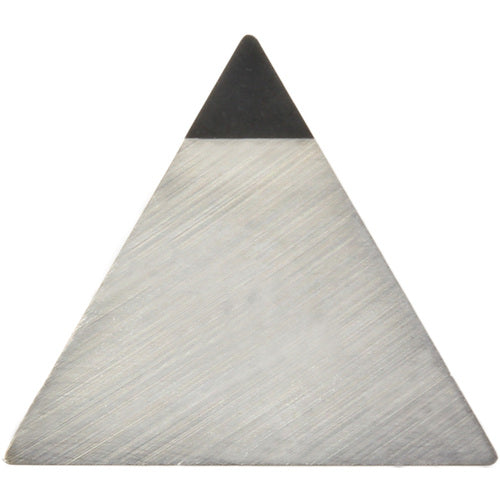 TPG 221 KPD010, 1/64″ Corner Radius, 1/8″ Thick, 1/4″ Inscribed Circle, 60 Degree Triangle, Turning Indexable Insert