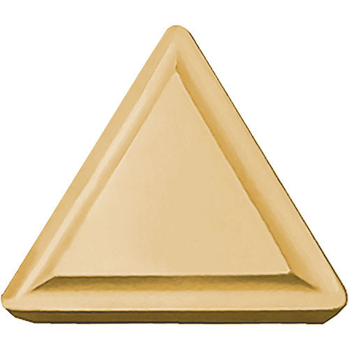 TPMR 322 G PV720, 1/32″ Corner Radius, 1/8″ Thick, 3/8″ Inscribed Circle, TiCN (MEGACOAT NANO), 60 Degree Triangle, Turning Indexable Insert