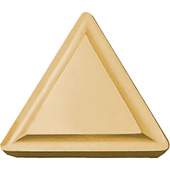 TPMR 322 G PV720, 1/32″ Corner Radius, 1/8″ Thick, 3/8″ Inscribed Circle, TiCN (MEGACOAT NANO), 60 Degree Triangle, Turning Indexable Insert