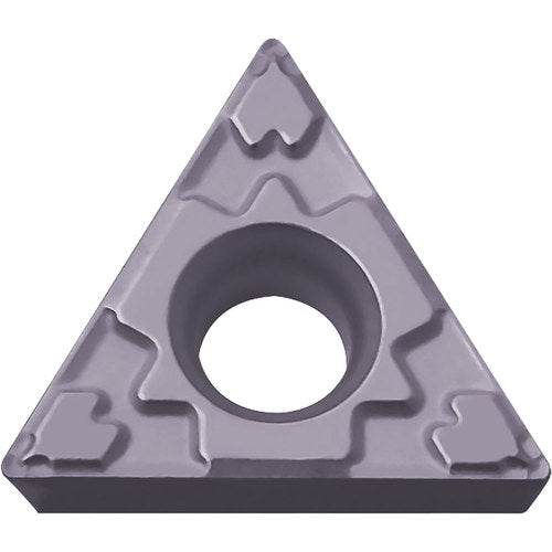 TPMT 221 GP PV7025, 1/64″ Corner Radius, 1/8″ Thick, 1/4″ Inscribed Circle, TiCN (MEGACOAT), Triangle, Turning Indexable Insert - Exact Industrial Supply