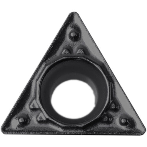 TPMT 321 HQ CA4515, 1/64″ Corner Radius, 1/8″ Thick, 3/8″ Inscribed Circle, TiCl2O3, 60 Degree Triangle, Turning Indexable Insert